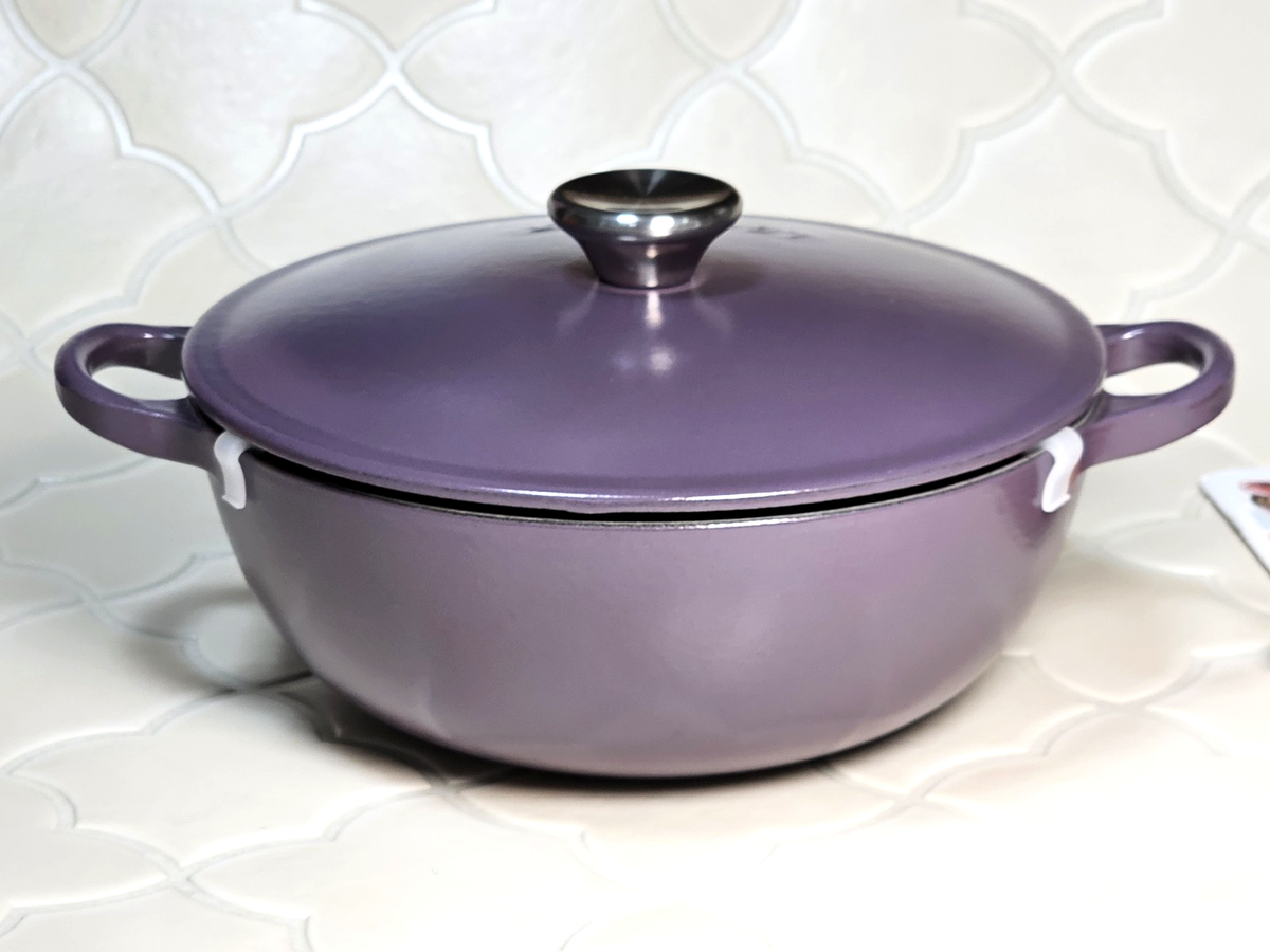 RARE Le Creuset Matte Amethyst Purple Marmite 22cm 2.7 Qt Soup Pot