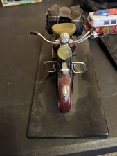 Red 1942 INDIAN 442 4 Cylinder 1/10th Diecast Motorcycle Replica