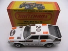 MATCHBOX MB23 AUDI QUATTRO WITH ORIGINAL BOX MADE IN ENGLAND 1982 BY LESNEY