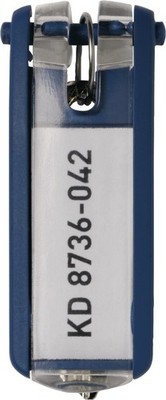 Schlüsselanhänger Key Clip dunkelblau Kunststoff DURABLE