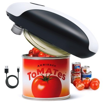 Rechargeable Electric Can Opener Automatic Smooth Edge USB Kitchen Tool New