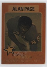 1975 Topps Wonder Bread All-Star Series Alan Page #1 HOF 0rv8