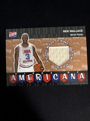 Ben Wallace 2003-04 Bazooka Piece of Americana Memorabilia #PA-BW (MEM)