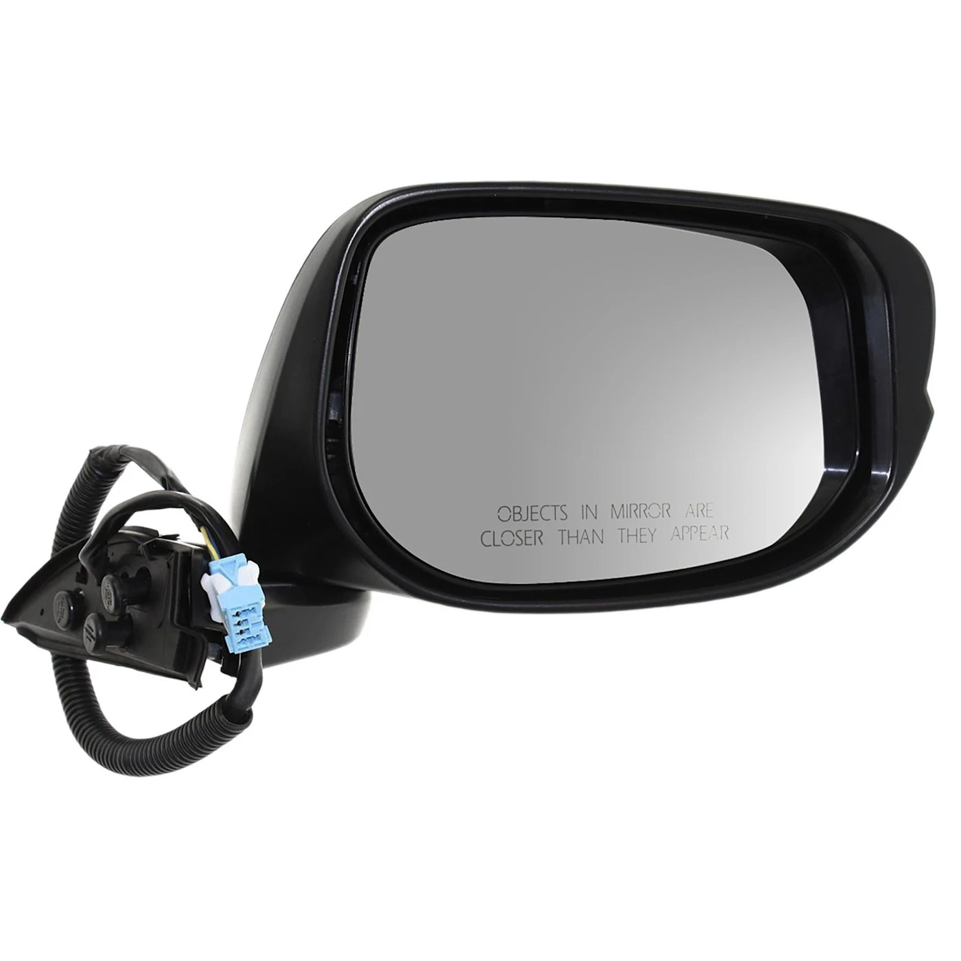 Power Right Mirror For 2009-2014 Honda Fit Passenger RH Manual Folding Paintable