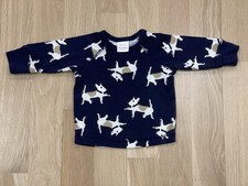 Hanna Andersson Play In Play Out Navy T- Shirt Baby 0-3 Mo 100 Organic Cotton