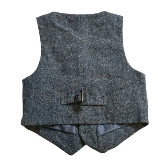 Жилет твидовый Janie and Jack для мальчика ясельного возраста серый шерстяная смесь! 18/24 М - Изображение 2 из 4