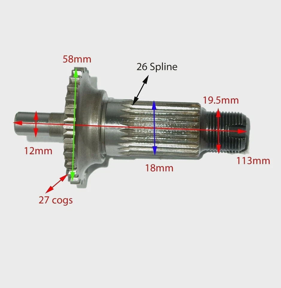 Fits For Suzuki Samurai SJ410 SJ413 Transfer Case Front Output Shaft Trail Gear - Image 3 of 4
