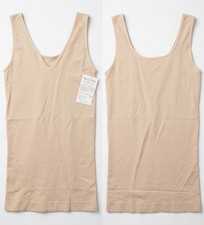 Tees by Tina Reversible Tank Top Alabaster NWT One Size Seamless Made in USA