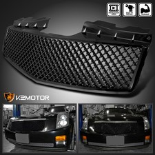 Fits 2003-2007 Cadillac Cts Cts-v Glossy Black Mesh Bumper Front Hood Grille Fits 2003-2007 Cadillac Cts Cts-v Glossy Black Mesh Bumper Front Hood Grille