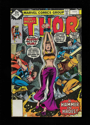 THOR #279 WHITMAN VARIANT (1979) Dave Cockrum Jane Foster Bondage Cover