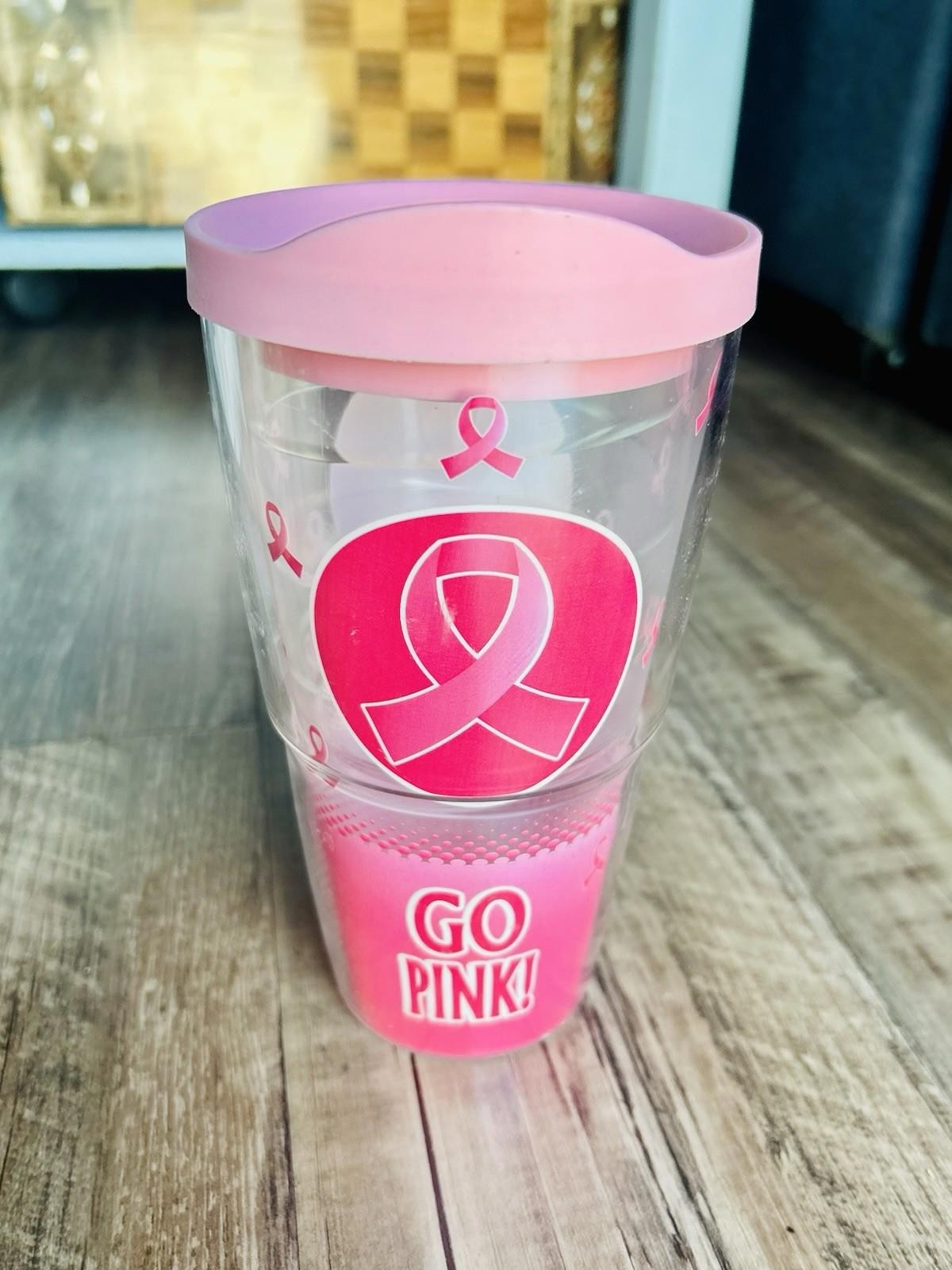 Tervis Insulated Travel Cup 24 Oz Go Pink Breast Cancer Awar
