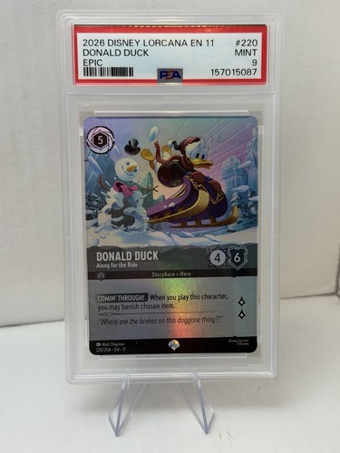 Donald Duck - Along for the Ride graded PSA 9 for sale on eBay