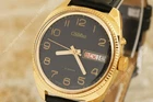Vintage Precision Collection Russian USSR watch Slava Slawa gold plated 2428 NOS