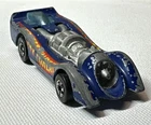Vintage Hot Wheels 1970 Jet Threat Blue Enamel Hong Kong Blackwall