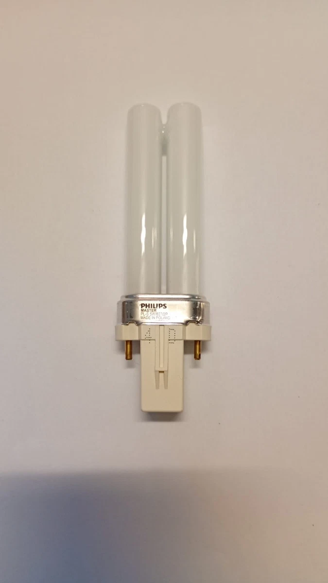 Bombilla CFL Philips Master PL-S 2P 5w G23 840 blanco frío
