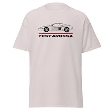 For Testarossa 1984 Fans Flat 12 Iconic Supercar T-Shirt Birthday Racing Unisex