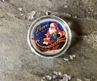 Santa Claus Peace on Earth Colorized 2001 Silver Eagle 1 Oz .999 Fine Silver