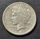 1921 Peace Dollar, Fine
