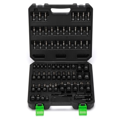 67-Piece Master Torx Bit Socket and External Torx Socket Set, 1/4'', 3/8'' and ...