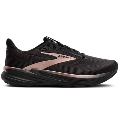 Women's Brooks Revel 8, Black/Black/Rose Gold, 9 B Medium US