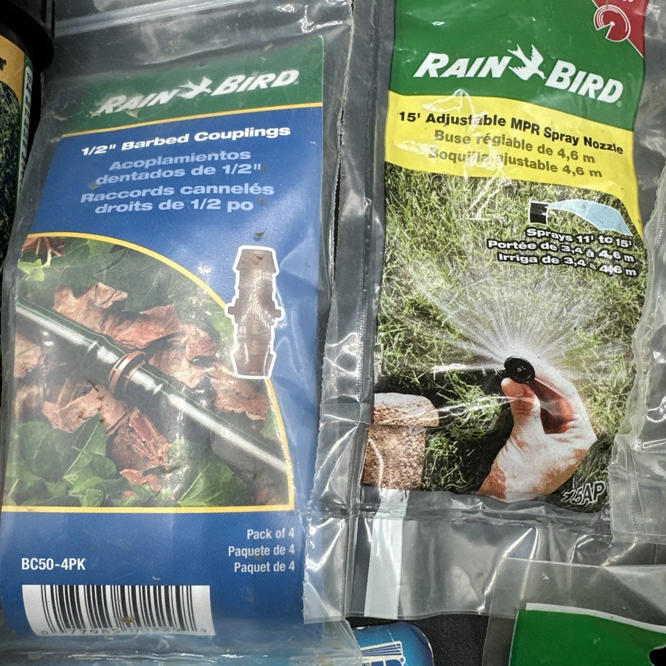 "Lote de piezas de conectores de 1/2"" para sistema de rociadores Rain Bird" Foto 3 de 4