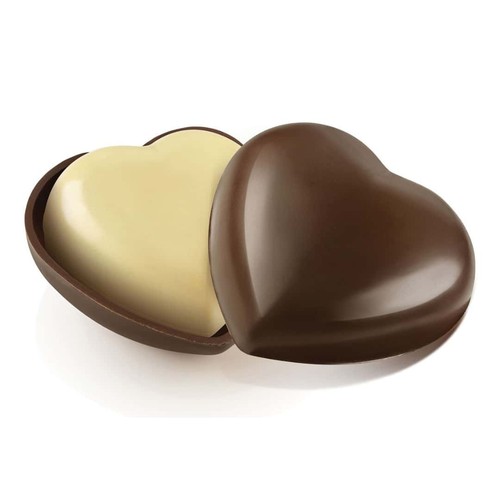 Secret Love Heart Thermoform 2er Set 123x115h44 93x99h36 mm - Silikomart