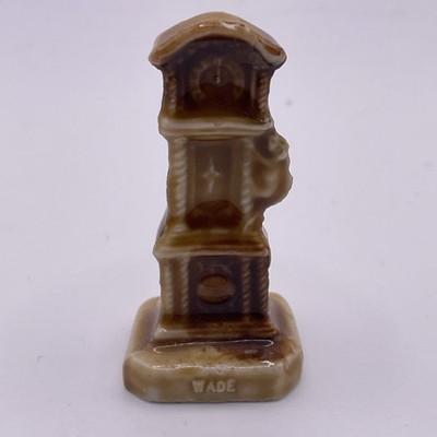 Wade Whimsies Hickory Dickory Dock Clock 1.75'' Tall Vintage
