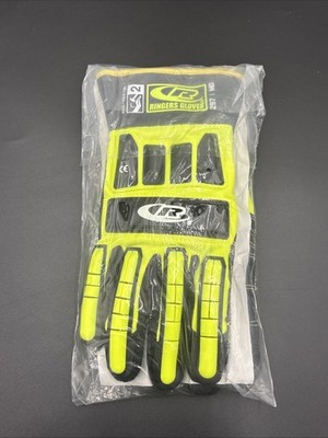 Ringers Gloves 267-09 Glove, Impact Resistant, M, Hi-Vis, Pr