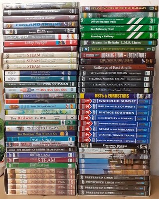 Großer Restposten Dampfeisenbahn Zug DVD Konvolut Restposten (teilweise noch versiegelt) Box Sets 