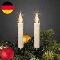 hellum Lichterkette Weihanchtsbaum, 20 LED Kerzen Lichterkette Weihnachtsbaum We