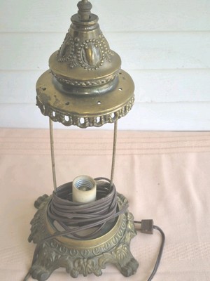 RARE VINTAGE TRAIN LAMP BASE