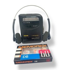 Sony Walkman WM-FX303 AM/FM Cassette Player - 1 New Cassette Tape