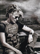 Linda Hamilton signed autograph 20x25cm Terminator in person autograph ACOA