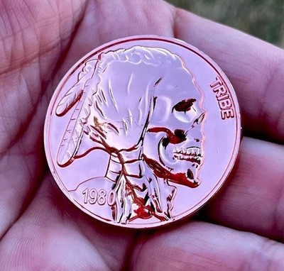 Navy Seal Team 6 VI DEVGRU NSW Indian Skull Tribe Bone Frog