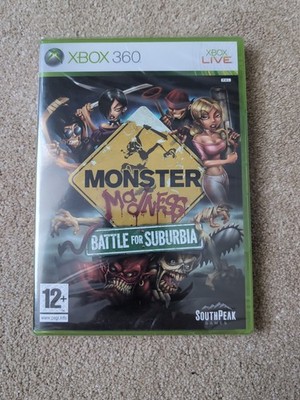 Monster Madness Battle For Suburbia XBOX 360 Videospiel Original UK Release