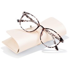 Blue Light Blocking Glasses Women Men Computer Eyeglasses,TR90 Fashion Round