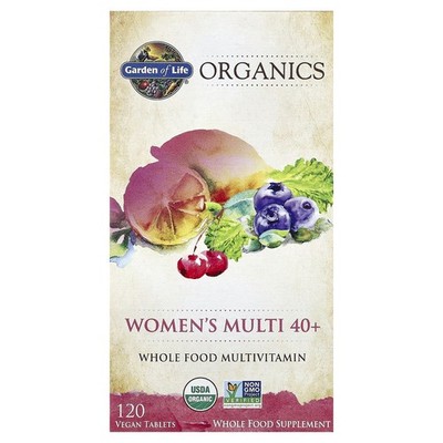 Organics, Women's Multi 40+, 120 Vegan Tablets
