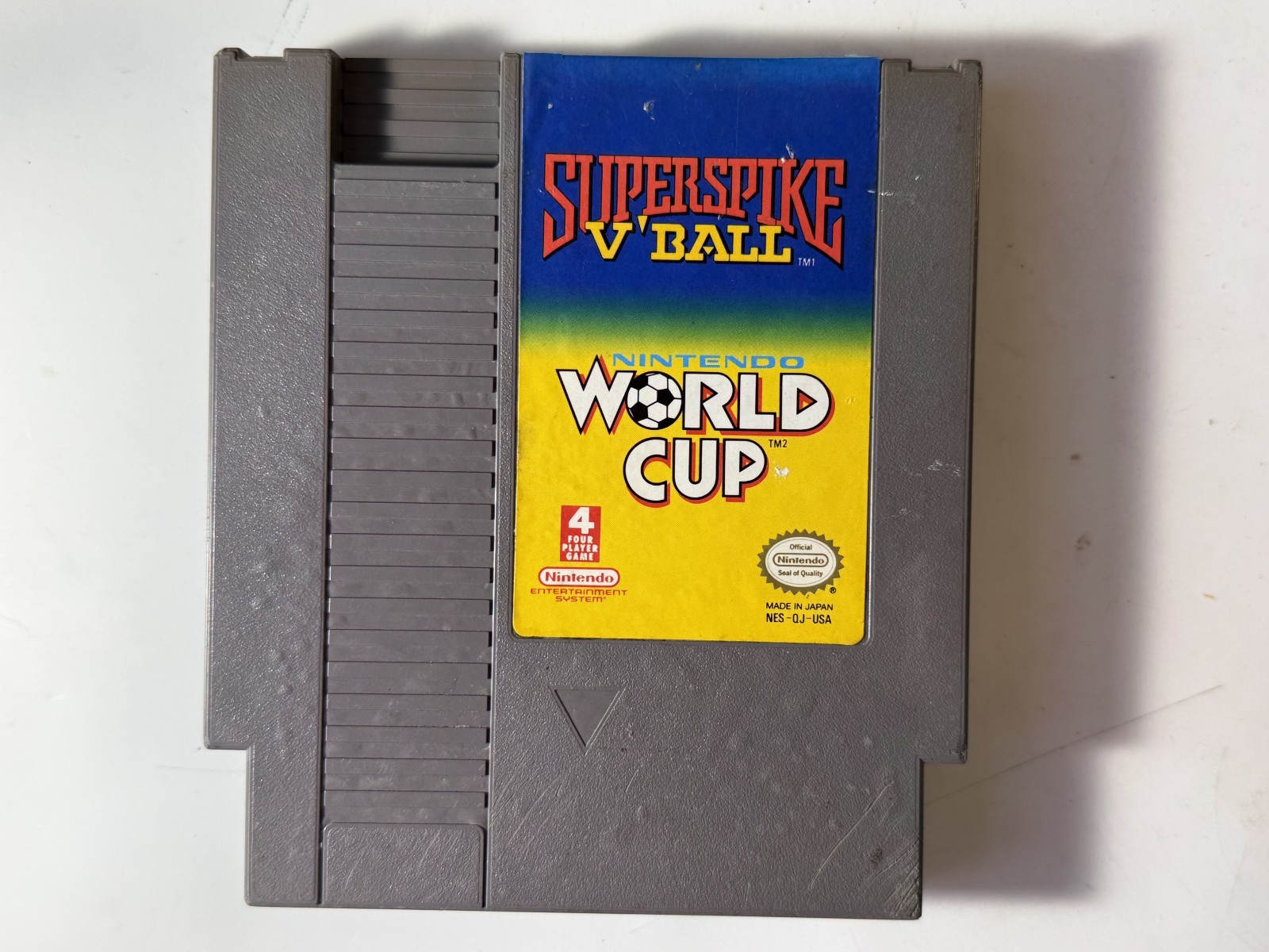 Nintendo Nes Game Cartridge Super Spike V'ball - Works Great