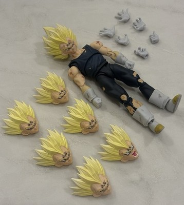 SHFFiguarts Tonsen Art Toys Majin Vegeta Battle Damaged Tamashii Dragon Ball Z