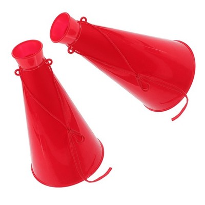 2 Pcs Megaphone Jubeln Tragbares Hupenspielzeug Trompetenspielzeug