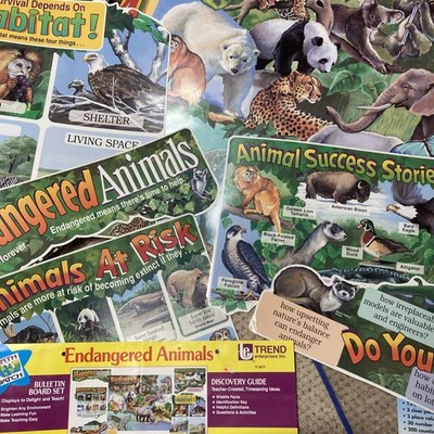 Endangered Animals, Bulletin Board Set