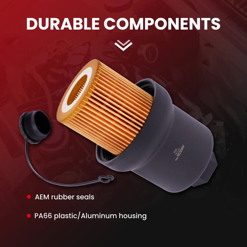 Tampa do filtro de óleo para Audi A3 A4 S3 TT Seat Volkswagen Bora Eos GTI Jetta Passat - Imagem 4 de 4