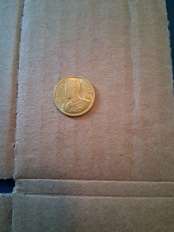 1957 Thailand 50 Satang Coin