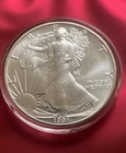 1991 American Silver Eagle Coin One Troy oz .999 Bullion BU