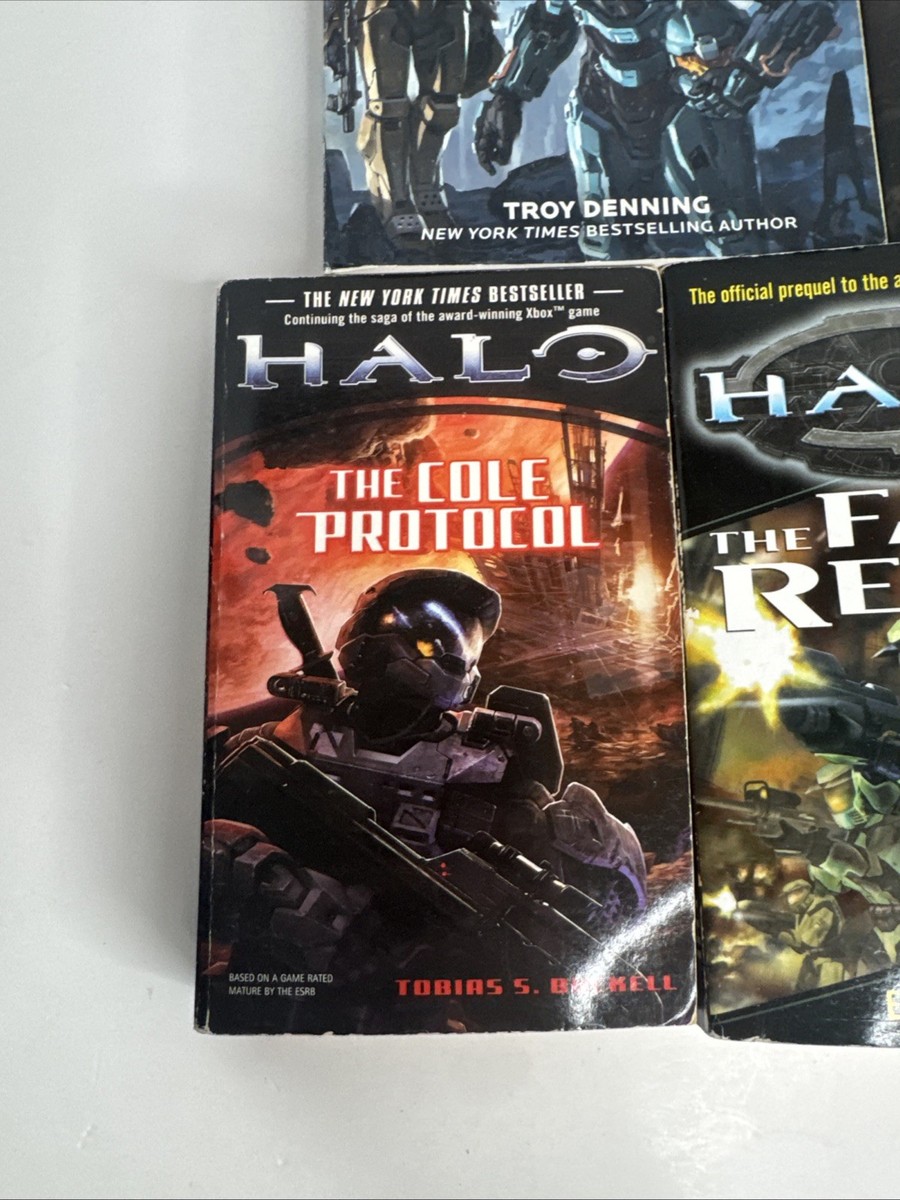 Halo Book Collection Paperback Xbox Series Sci Fi Military Novel