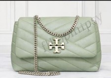 ADORABLE TORY BURCH SAGE GREEN KIRA HANDBAG