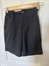 Under Armour Youth Boys Black Golf Shorts Sz Small