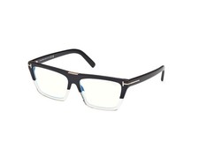 NEW TOM FORD FT5912-B 005 BLACK 57MM AUTHENTIC EYEGLASSES 57-15-140
