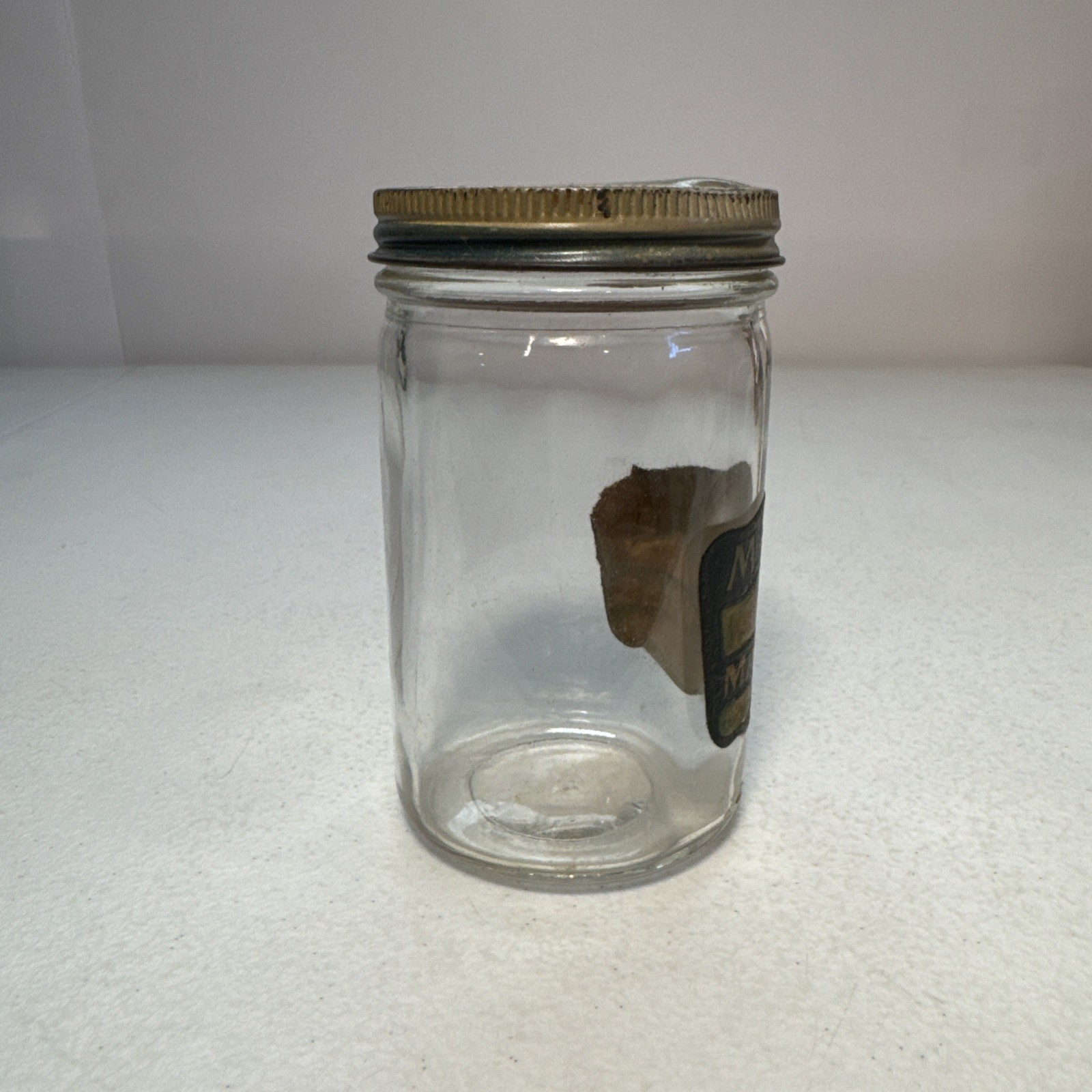 Vintage Majestic Mayonnaise Glass Jar With Lid Herwig & Leitch Corp.