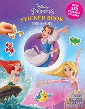 Disney Princess Sticker Book Treasury - Activity Books for kids, 350 reusabl...